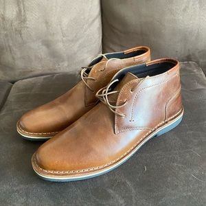 Steve Madden Mens Harken Cognac Leather boot (Men’s size 10)